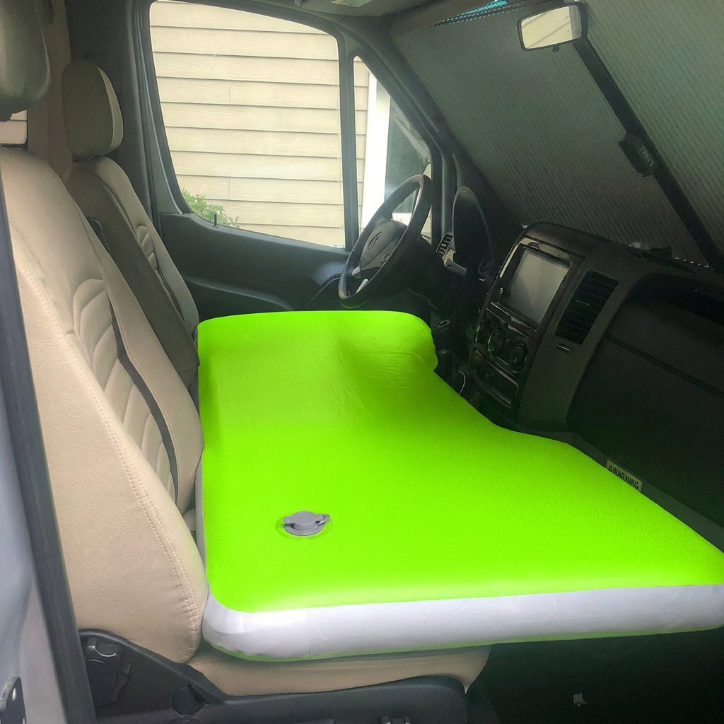 Car Air Mattress Green
