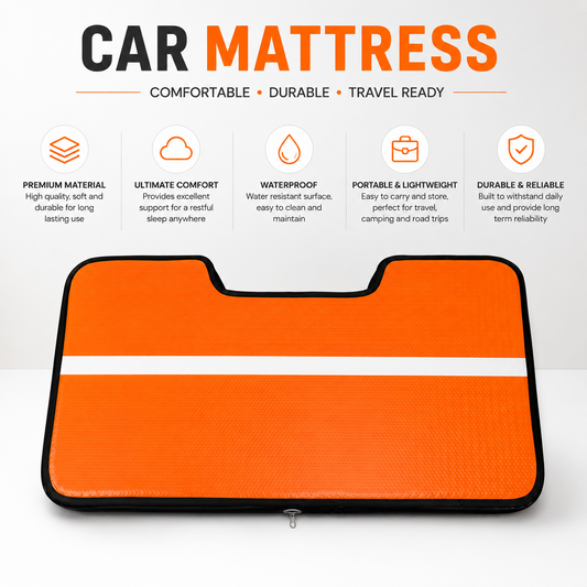 Car Air Mattress Orange