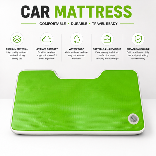 Car Air Mattress Green