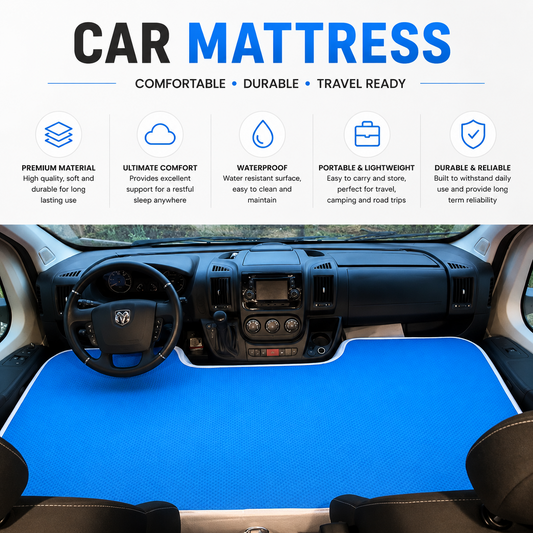 Car Air Mattress Blue